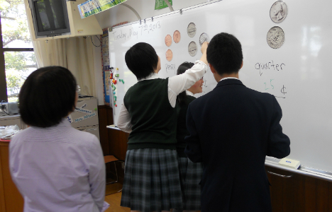 Matsudo students in classroom
