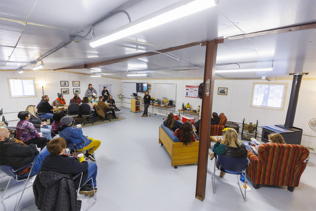 Inside the Reller Prairie room