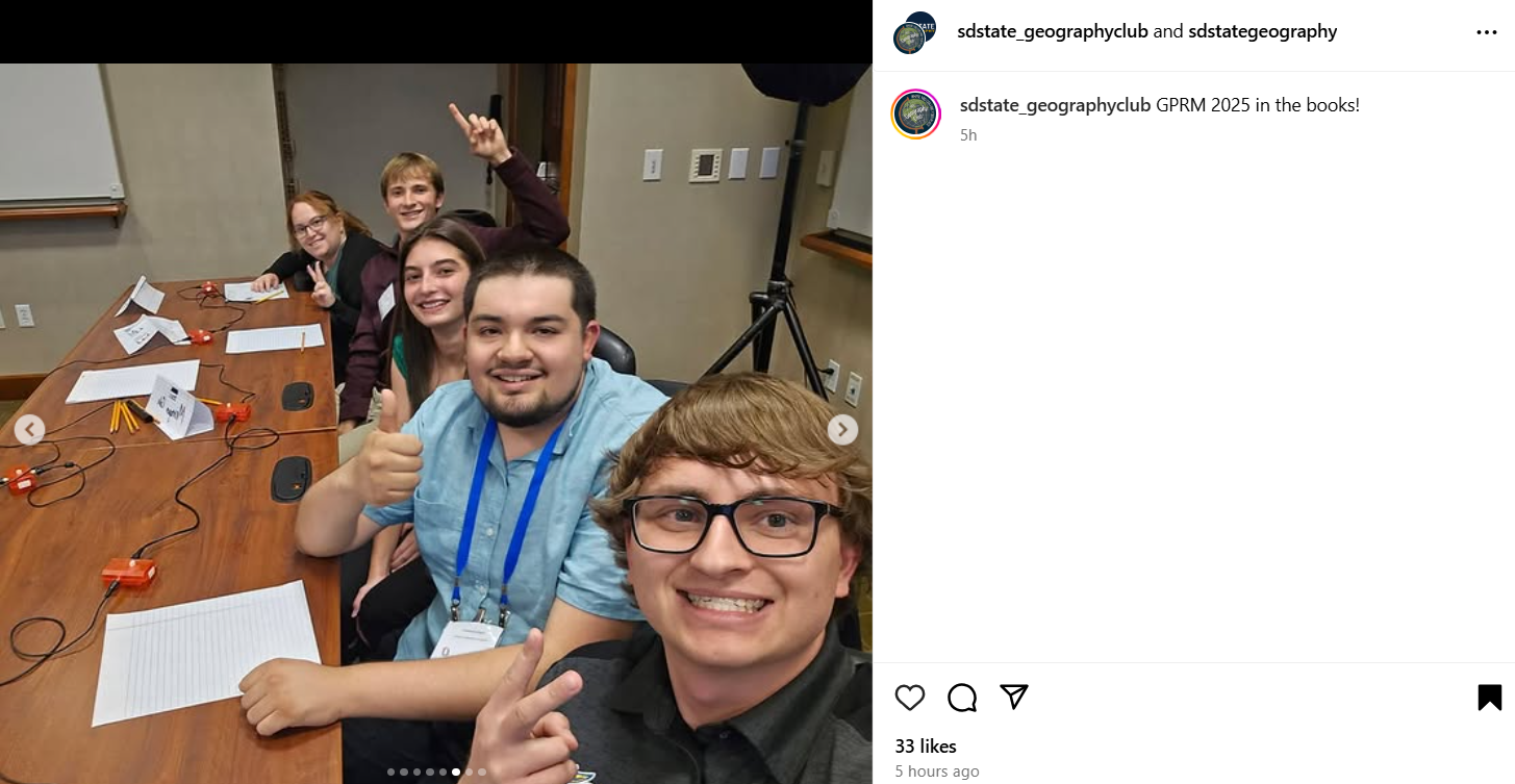 Juanito Seaborn and the Geobowl team