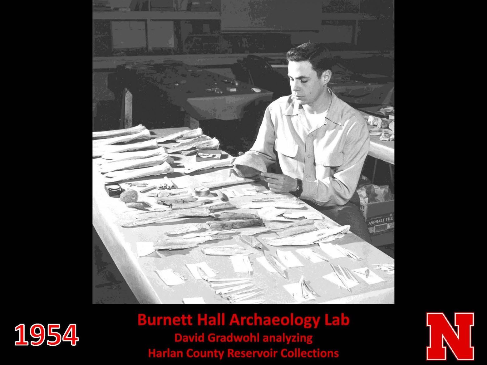 1954: Burnett Hall Archaeology Lab