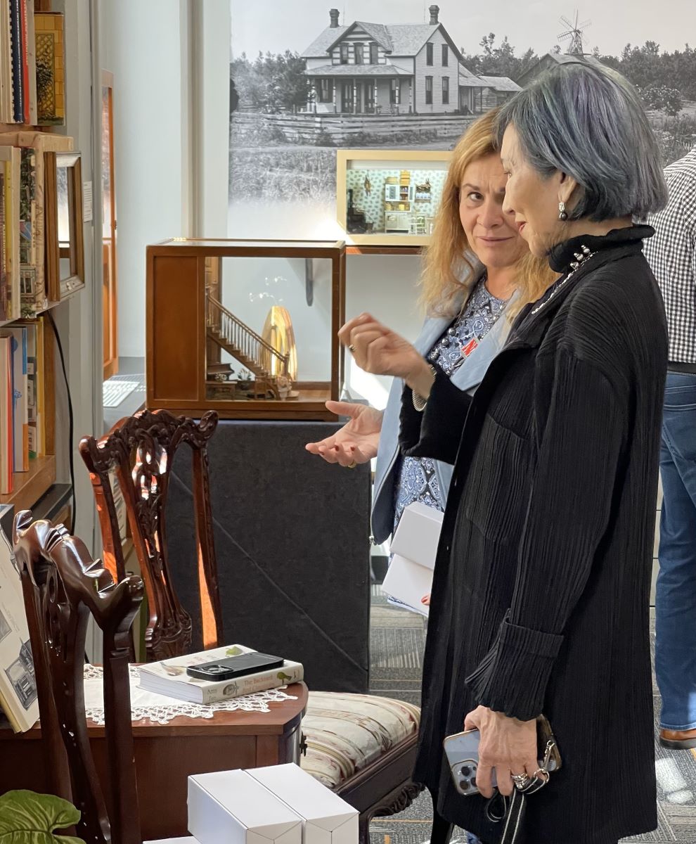 Amy Tan and Sophia Perdikaris