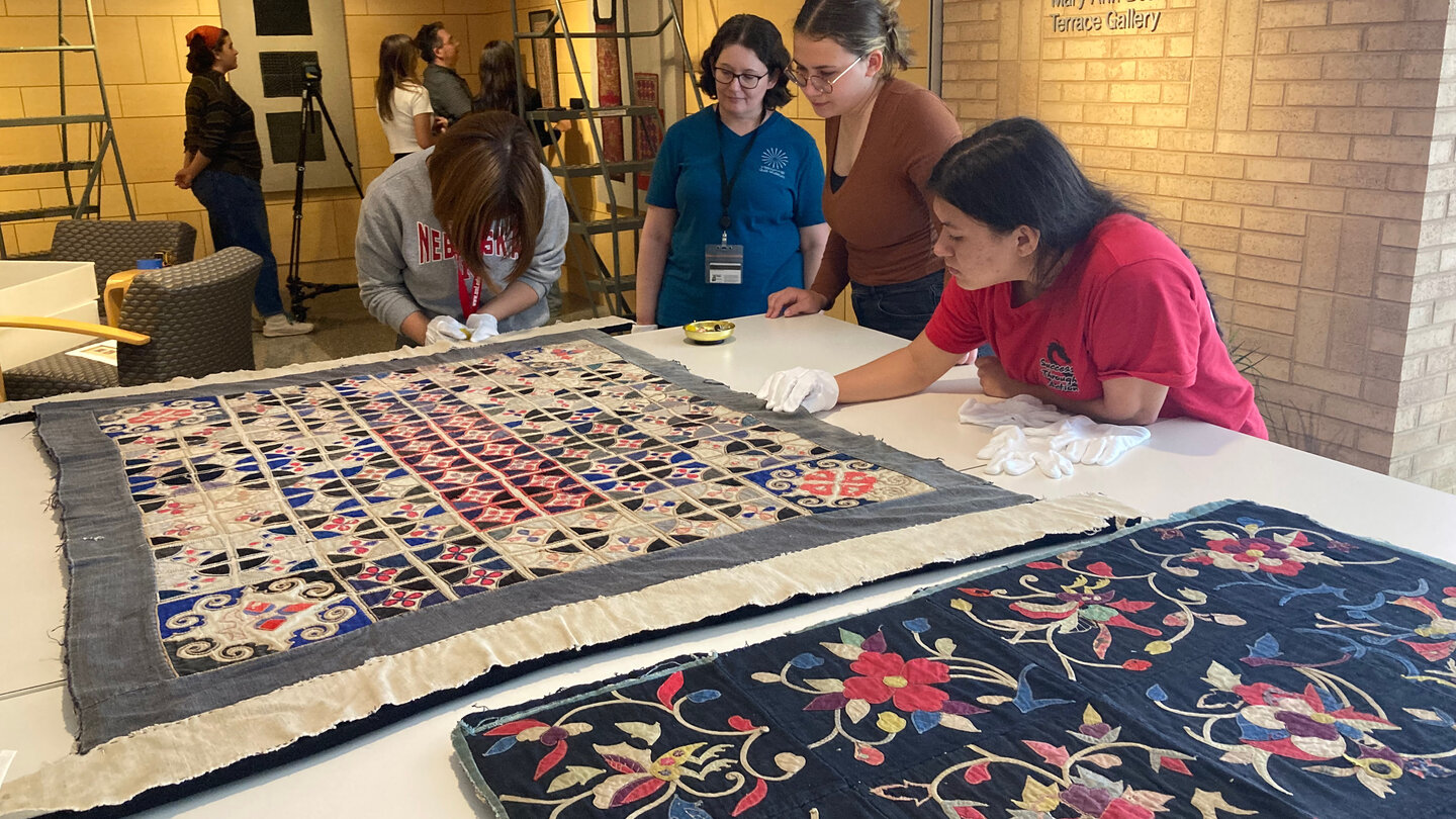 Stitching culture: students weave stories with Chinese folk textiles ...