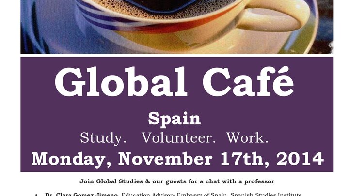 Global Cafe highlighting Spain