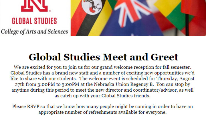 Global Studies Meet and Greet